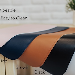 Changing Mat - Waterproof - Portable Changing Mat - Perfect Baby Shower Gift - Changing Pad - Vegan Leather - Wipeable - Best Changing Mat