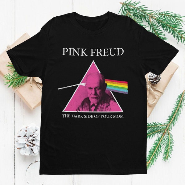 Vintage Pink Freud Dark Side of Your Mom Unisex T-Shirt, Awesome For Music Fan Shirt