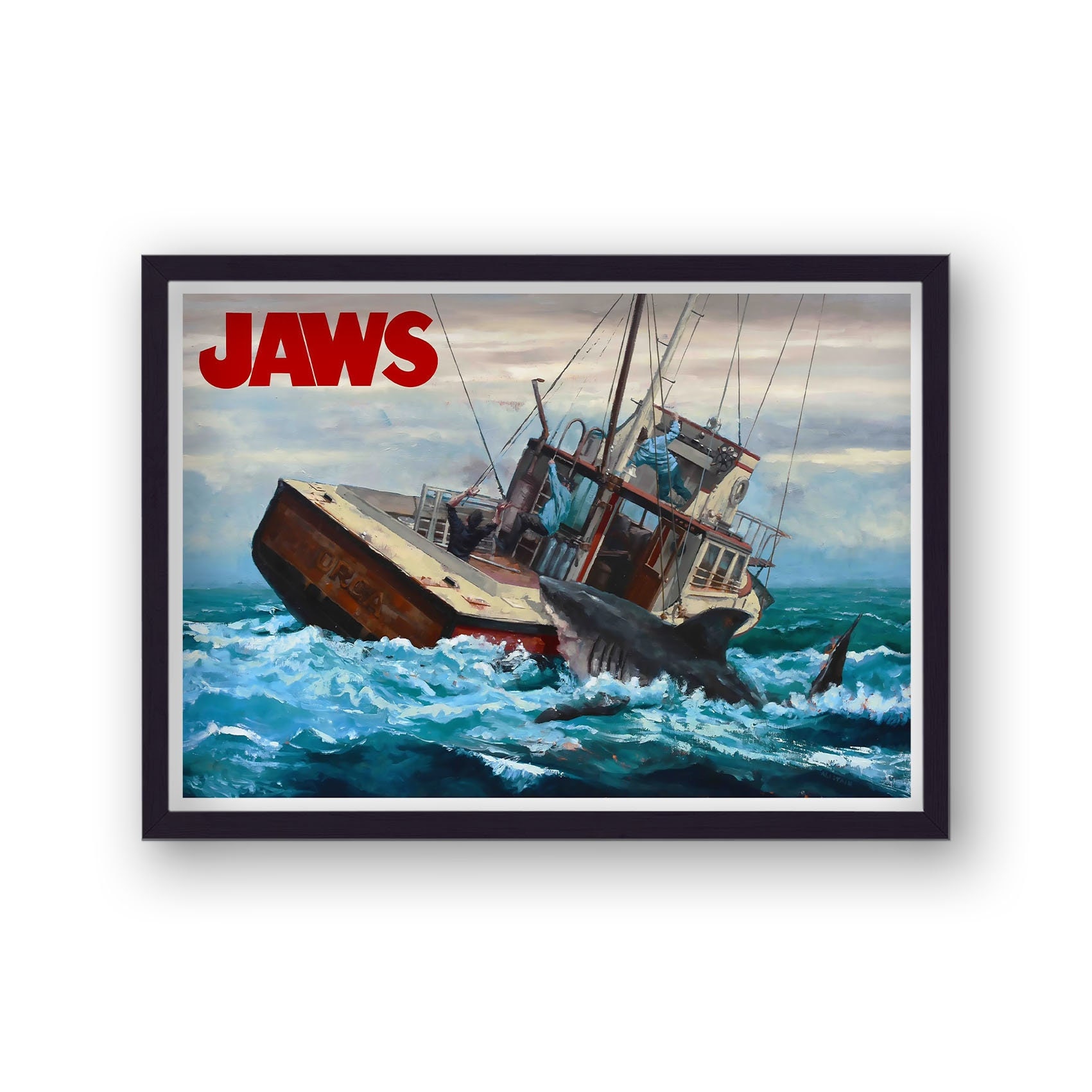 Discover Jaws V7 Reimagined Movie Poster