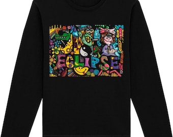 Eclipse Coventry Rave Sweatshirt – Jonny Martin Art, Organic Cotton Blend