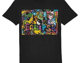 Eclipse Coventry Jamcee Rave Flyer T-Shirt – 100% Organic Cotton & Vegan Certified