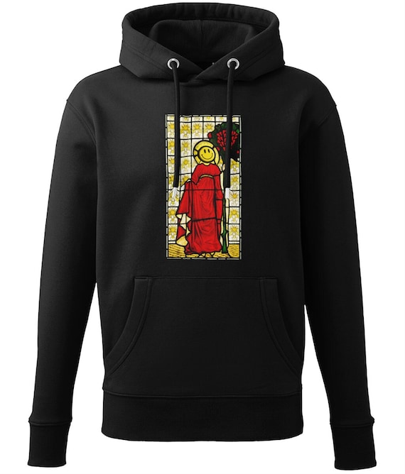 Acid House Rave Art Hoodie, Organic Cotton Blend, Heavyweight