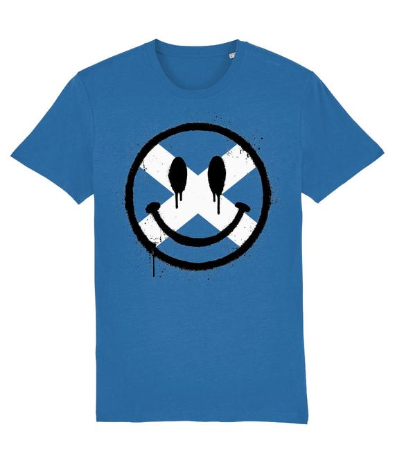 Scotland 2026 T shirts in Blue or White!