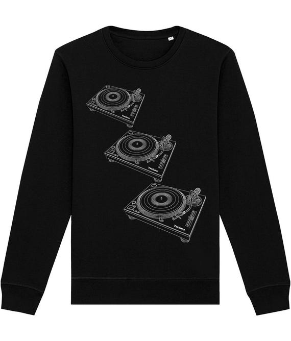 Techno 3 Deck Wizard Turntable Sweatshirt