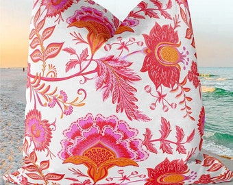 Preppy Throw Pillow, Cute Pillows for Teen Girls Summer Bedroom