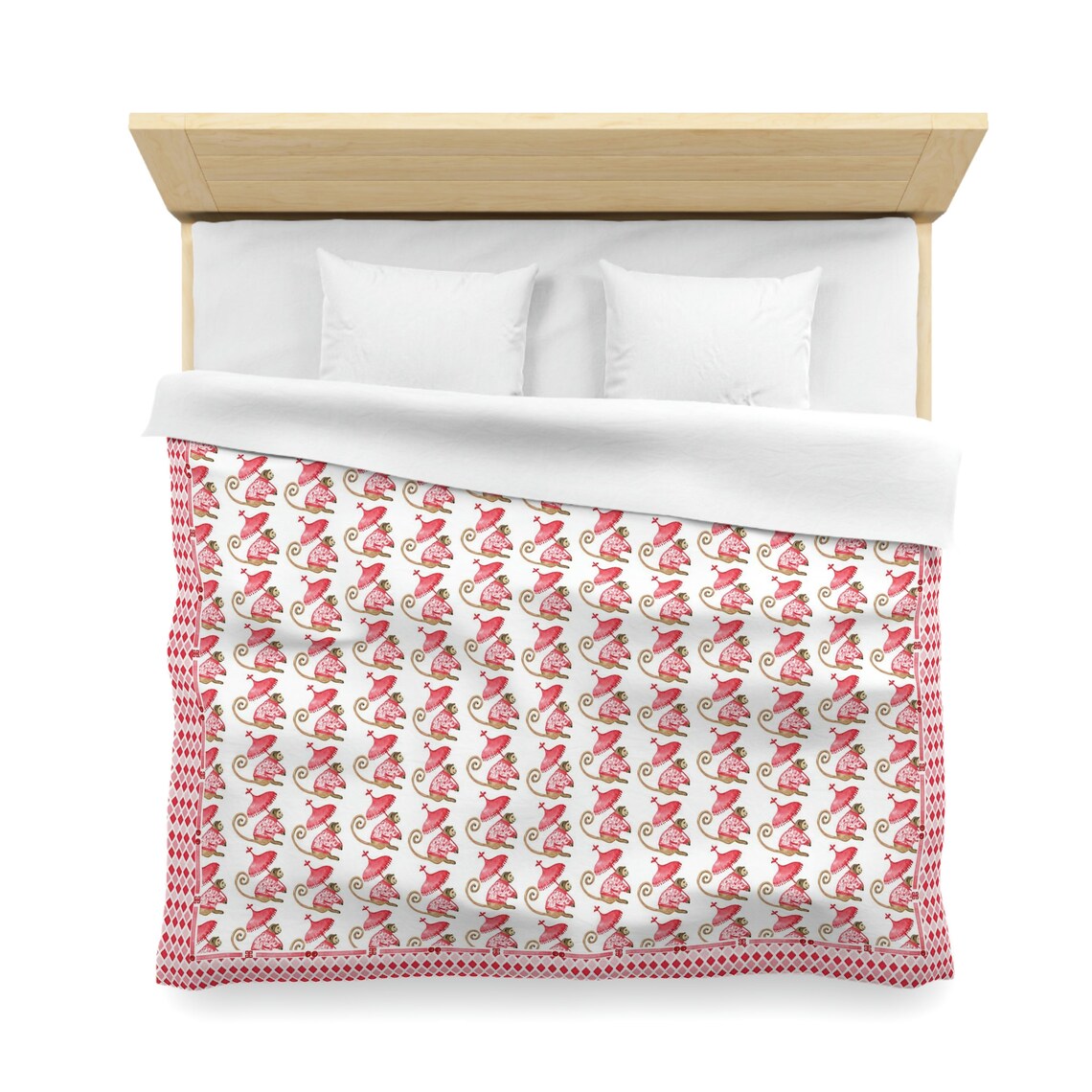 Preppy Monkey Duvet Cover Preppy Room Decor Preppy Stuff - Etsy
