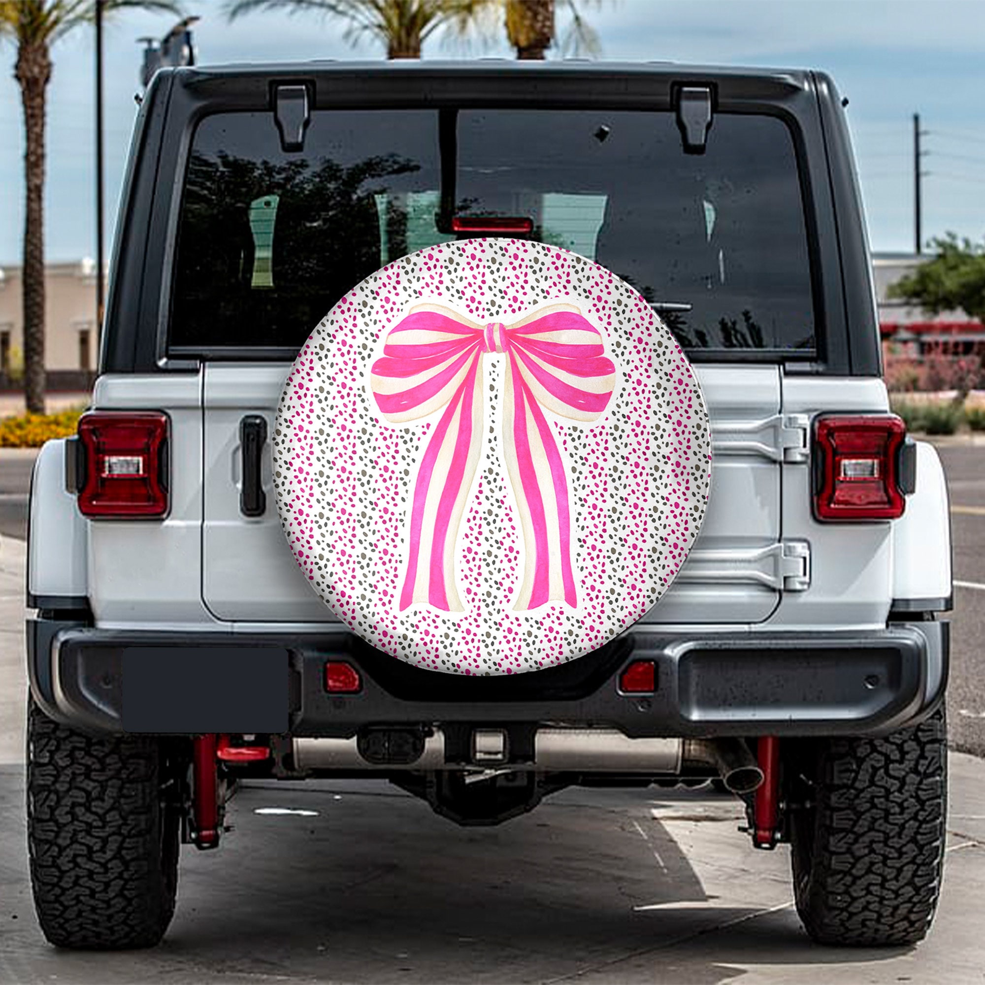 Pink Jeep Tire Cover Etsy