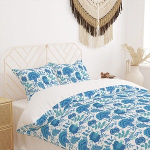 College Blue Bedding Etsy