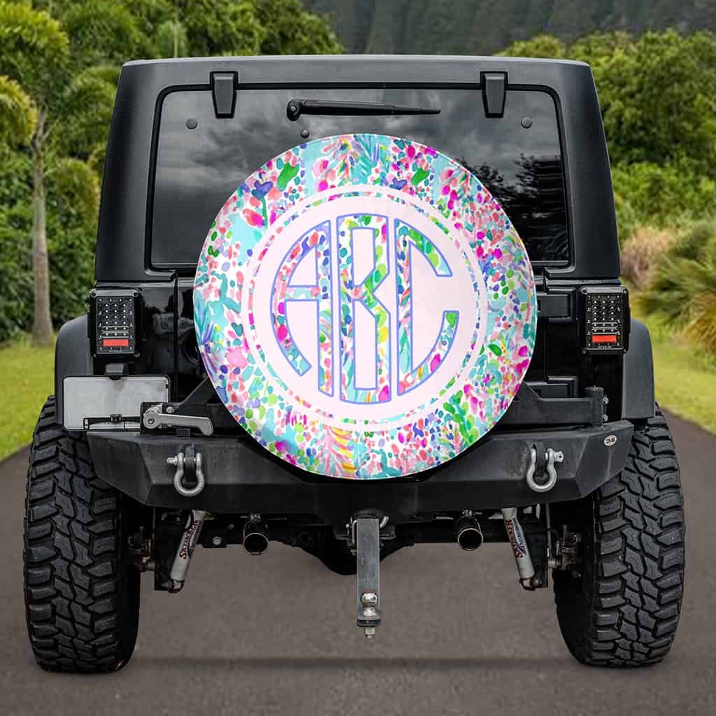 Weatherproof Tire Cover Trailer Spare Tire Cover Go Outside RV Tire Covers For Towable Tires Weatherproof Dust-Proof Universal For SUV, Camp, And Travel Vehicles 12" 13" 14 Trailer Tire Cover
