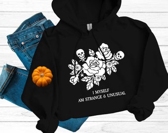 Beetlejuice Hoodie: Lydia Deetz Bouquet, Unusual Horror
