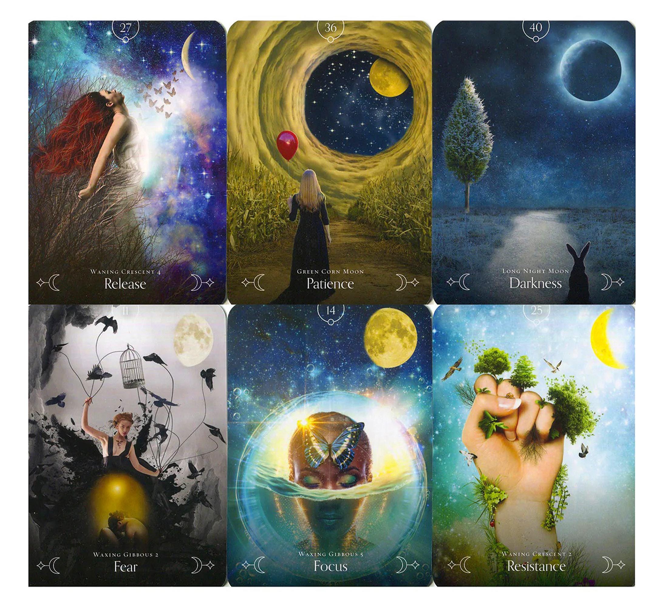 Queen of the Moon Oracle Deck Lunar Ritual Guidance Cards - Etsy