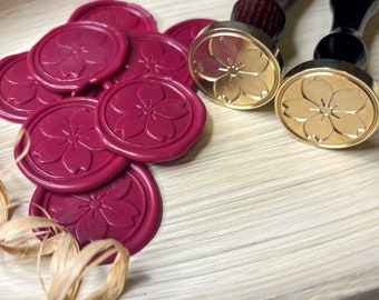Sakura Wax Stamp I Floral Stamp for Sealing Wax I Wax Seal Stamp for Special Occasions I Gift for Her I Gift for Him
