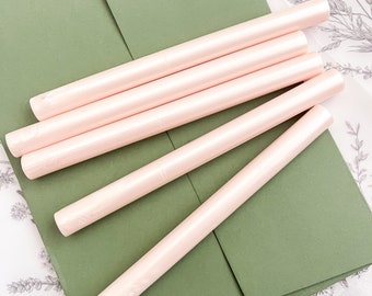 Pearl Sealing Wax Sticks – 5 Pack | Ivory Pearl Wax for Wedding Invitations, Envelope Seals & Elegant Stationery