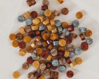 Crown Jewel Sealing Wax Beads – 100 Count Metallic Mixed Wax Seal Beads for Wedding Invitations, Envelope Seals, Luxury Stationery Supplies