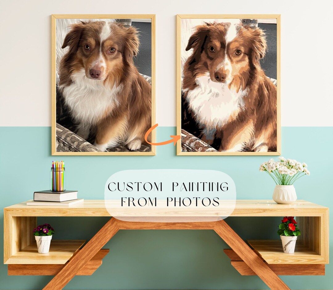 Custom Paint by Number Kitpaint Your Photostransfer Your Photo to