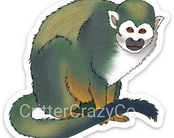 Squirrel Monkey Sticker