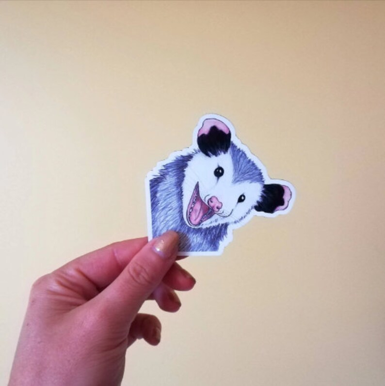 Opossum peek-a boo MAGNET small Bild 2