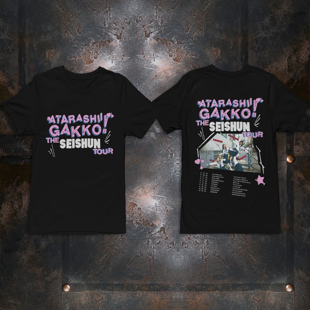 AG! Calling Blue & Black Tour T-Shirt – ATARASHII GAKKO!