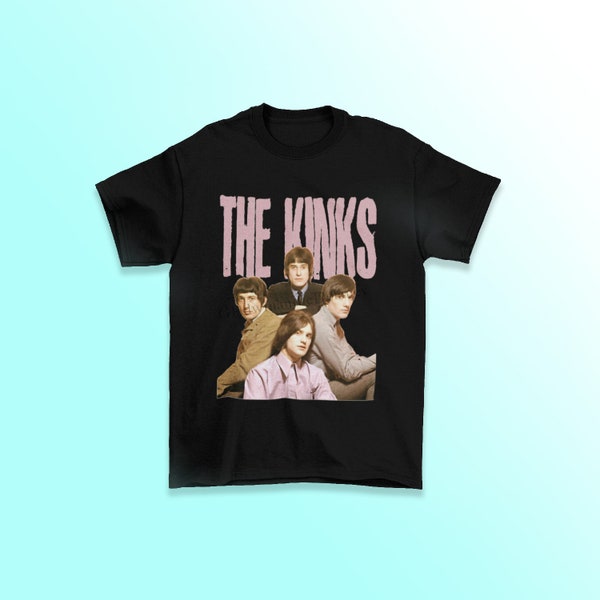 The Kinks Band Retro Style Crewneck Unisex T-Shirt