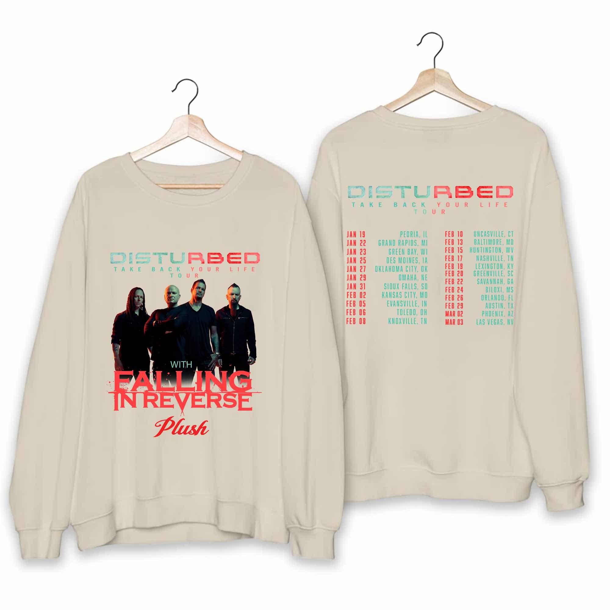 Disturbed 2024 Tour Shirt, Disturbed Band Fan Shirt, Disturbed 2024