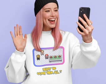 Unisex Cotton Pokmon Sweatshirt: Catch 'em all in style! Ultra comfortable, a must-have for Pokmon fans, ideal gift