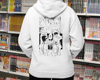 HunterxHunter Hoodie, Hooded Sweatshirt, HunterxHunter Gift, Gon, Killua, Hisoka, Manga, Anime, 90s, Customization possible