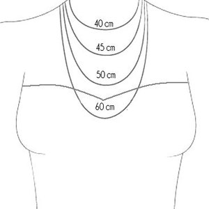 Collier Nora collier délicat pour femme acier inoxydable avec pendentif médaillon martelé et chaine fantaisie longueur au choix image 9