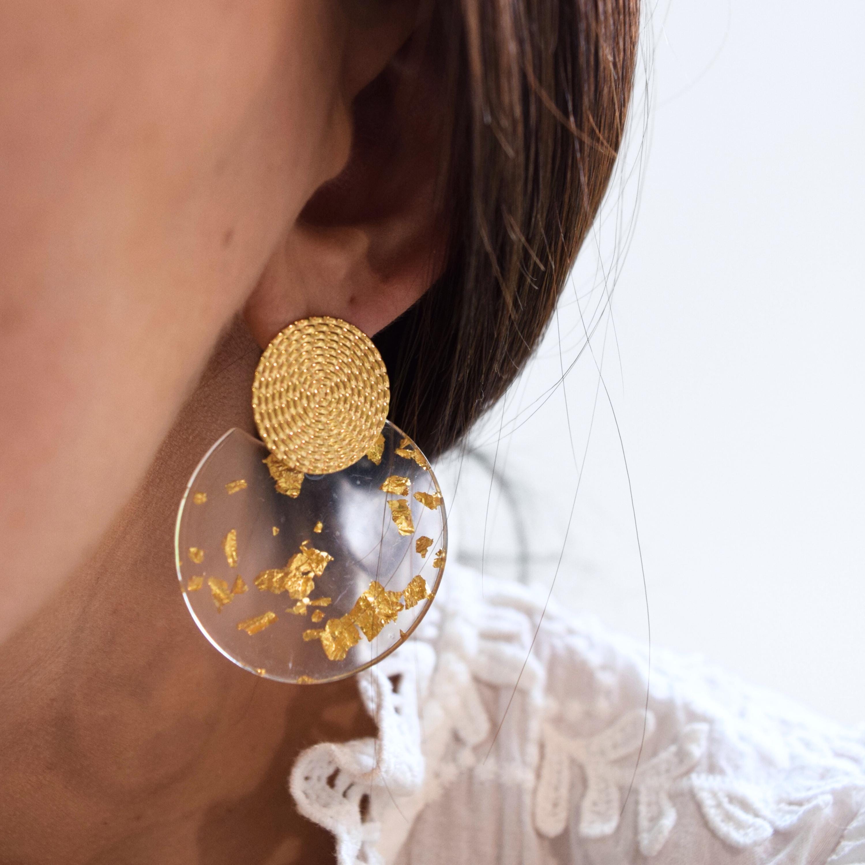 Boucles D'oreilles Lumineuses - Mode éclairage Blanc Vif - Idéal Fêtes Et Vacances - Neuves