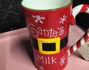 Santa cookie and milk Mug 16.oz