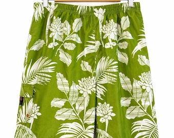 Newport Blau Badehose XXL Grün Tropical Floral Board Shorts Netzstoff gefüttert
