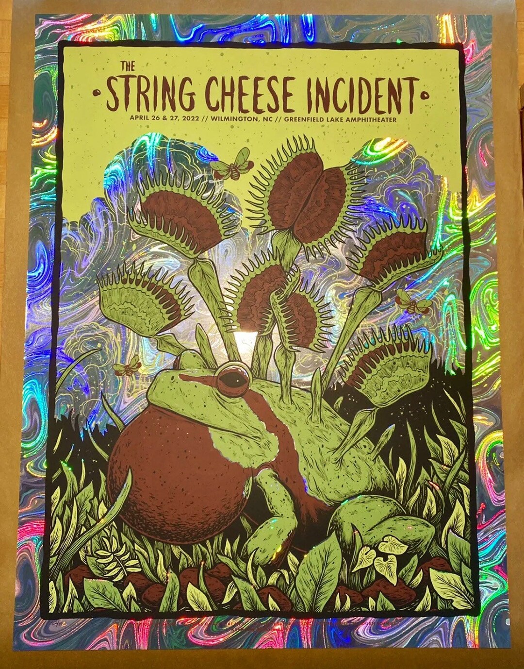 String Cheese Incident Tour Poster Wilmington NC 2022 Swirl Etsy