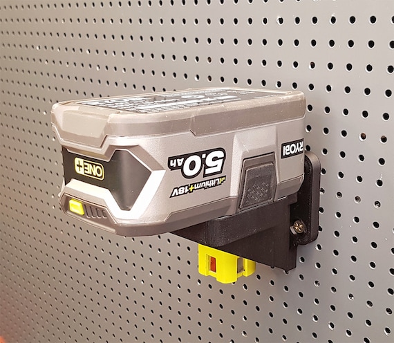 Télécharger fichier STL Support de batterie Ryobi GearTrack • Plan à