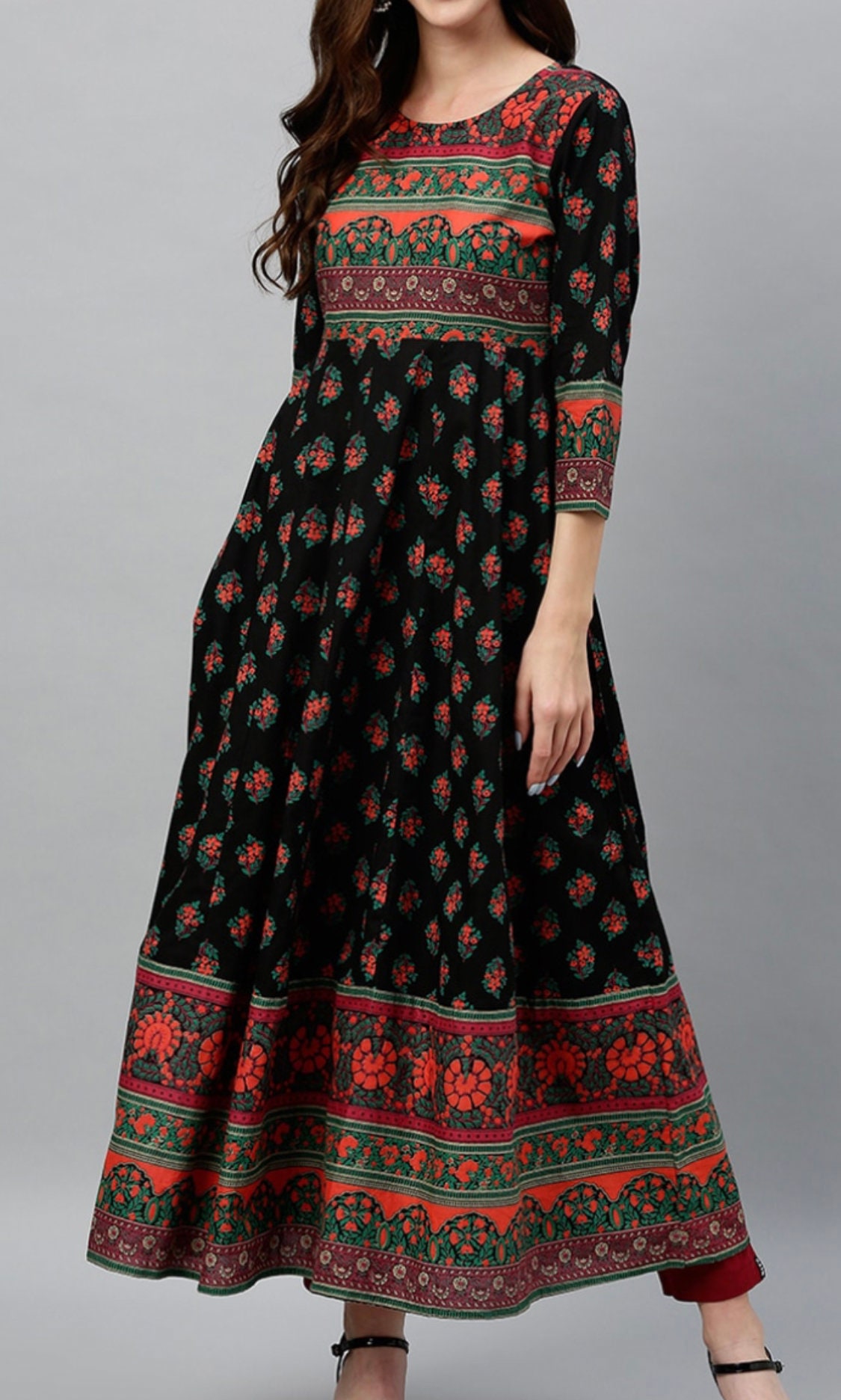 Banarasi anarkali deals kurtis