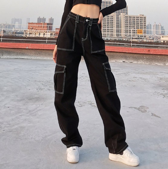 black #2 regular jeans with off white stitching | agnès b.