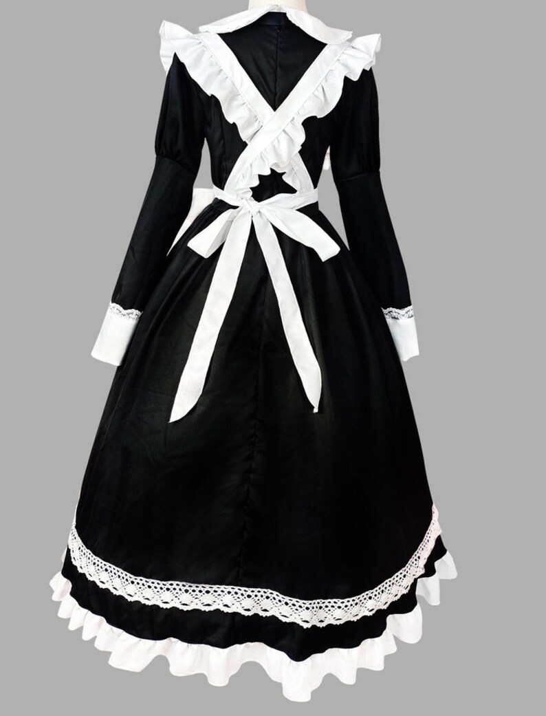 Traditional Maid Dress Longsleeved Maid Dress Cute Dress Etsy