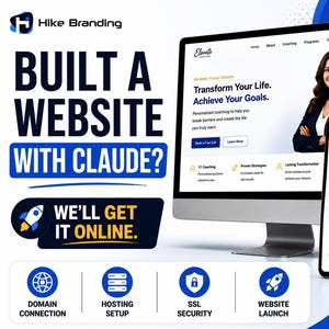 Claude Generated Website Hosting and Domain Setup | AI Website Deployment Service | SSL & Launch Support