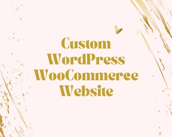 Custom WordPress WooCommerce Website Design with Logo