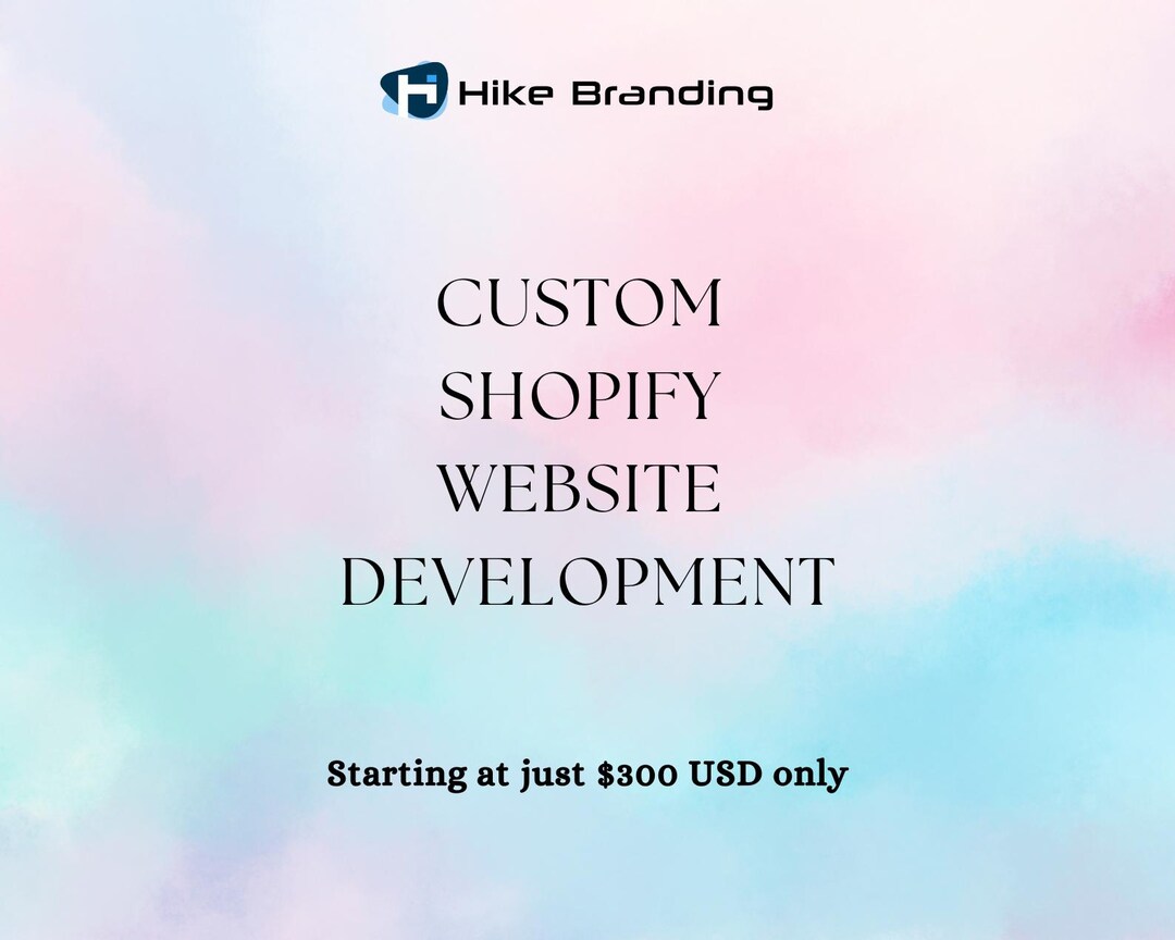 Custom Shopify Website Design & Development - Etsy