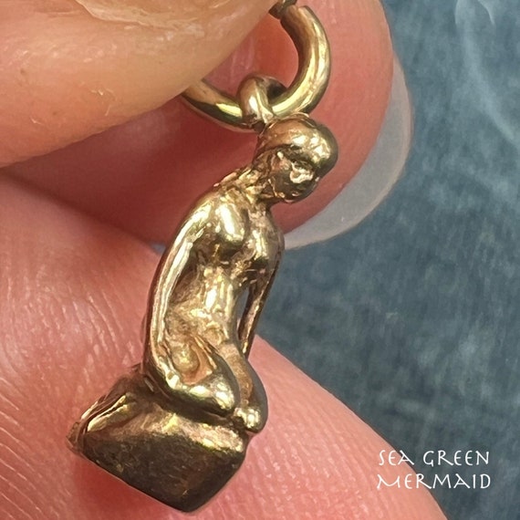 10k Gold LITTLE MERMAID Pendant. Hans C. Andersen… - image 1