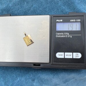 10k Gold Walt Disney + Mickey Mouse Commemorative Pendant *RARE* image 8