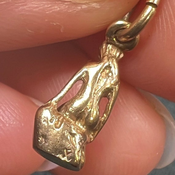 10k Gold LITTLE MERMAID Pendant. Hans C. Andersen… - image 2