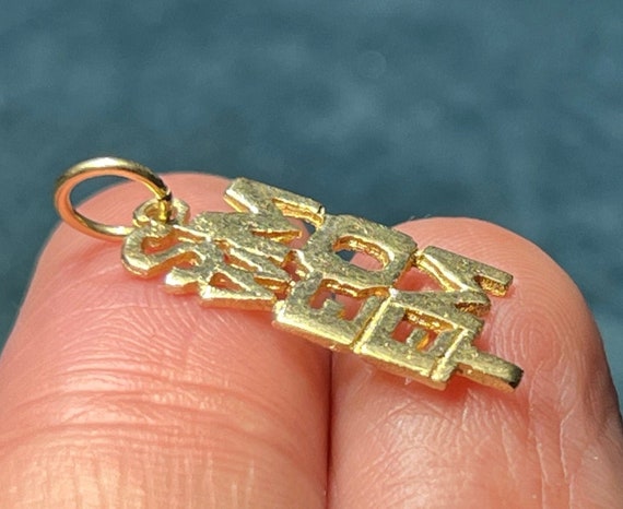 14k Yellow Gold "Sweet MOM" Pendant. Mother's Day… - image 10