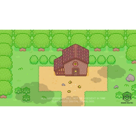 Animated Pixel Art Background for Twitch Streams Youtube - Etsy