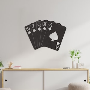 Wanddekoration aus Holz, Landkarten, Wanddekoration Wohnzimmer, Wanddekoration Schlafzimmer Wandkunst, Wohndekor, Casino, zum Aufhängen an der Wand