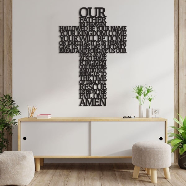 Houten Wanddecoratie Kruisteken, Wanddecoratie Woonkamer, Wanddecoratie Slaapkamer Wall Art, Home Decor, Dieren, Om Aan De Muur Te Hangen