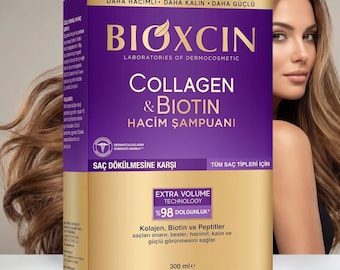Extra Volume & Thickening Hair Shampoo - Bioxcin Collagen Biotin 10.1 fl oz
