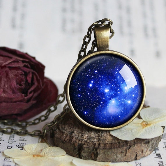Pleiades Star Cluster Star Pendant 