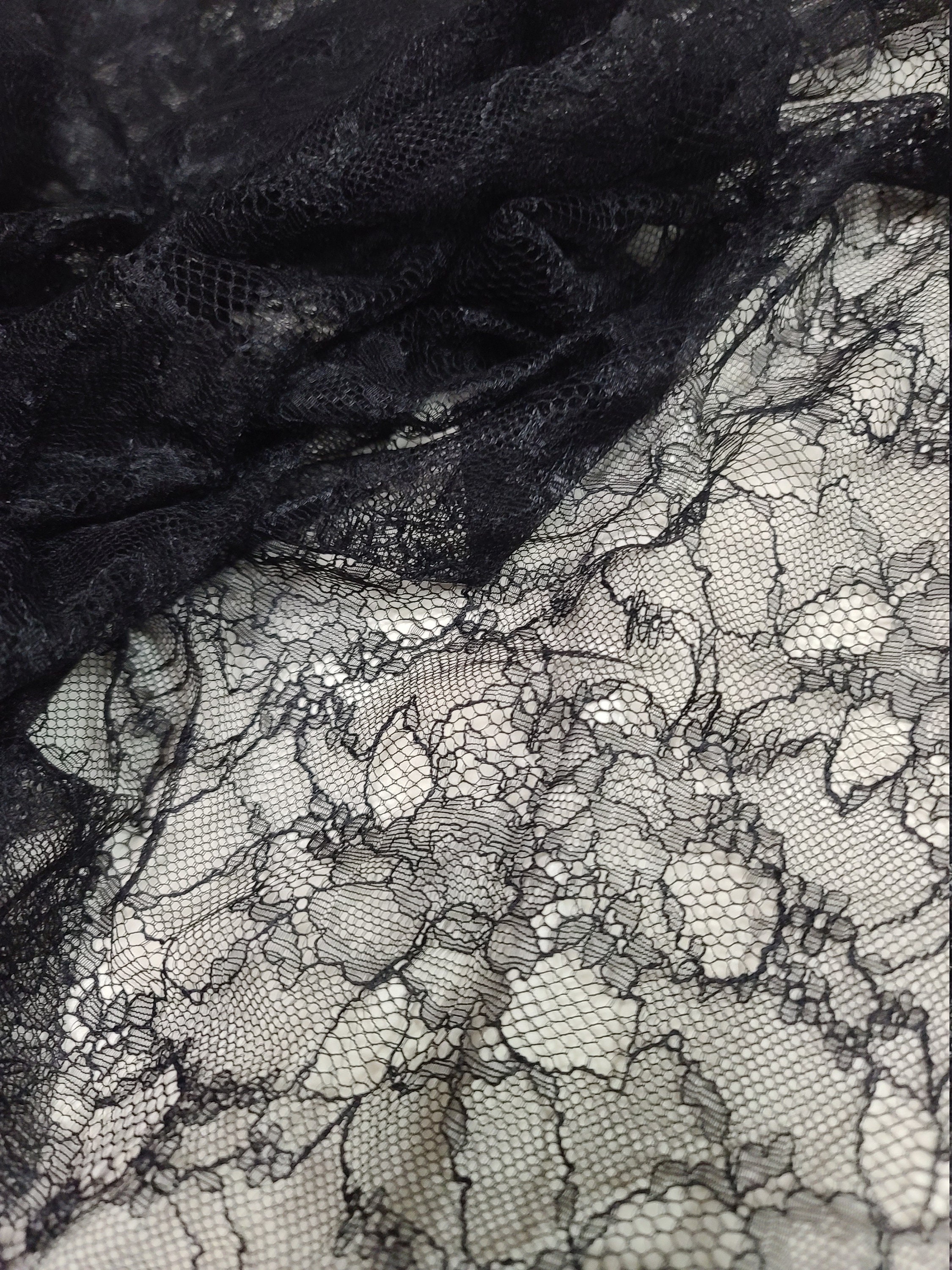 Black Lace Fabric -  Canada