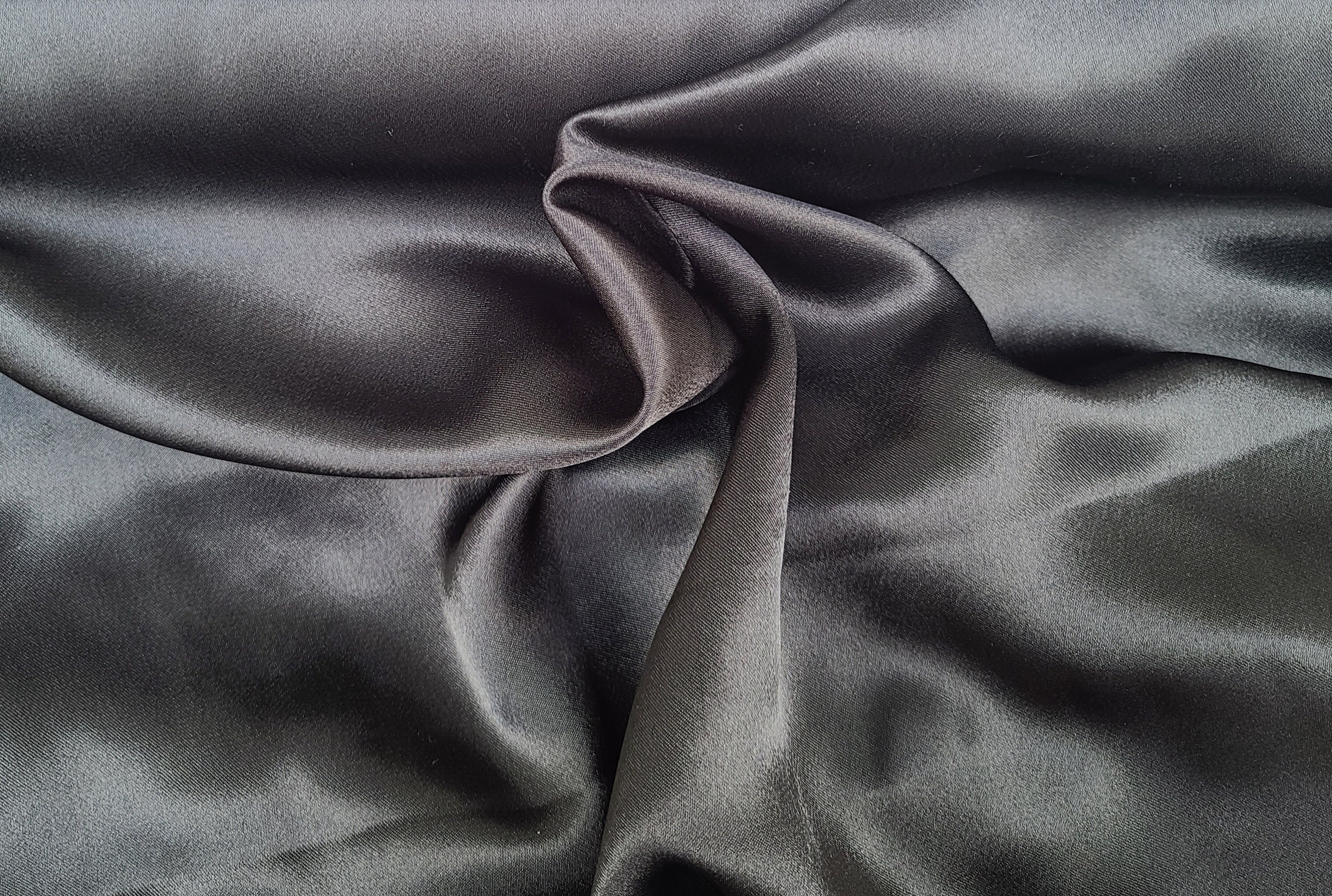 Black Satin Fabric -  Canada