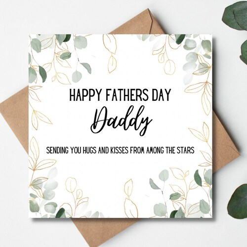 Digital Download / Bereaved Fathers Day Card / Loss Baby / Etsy